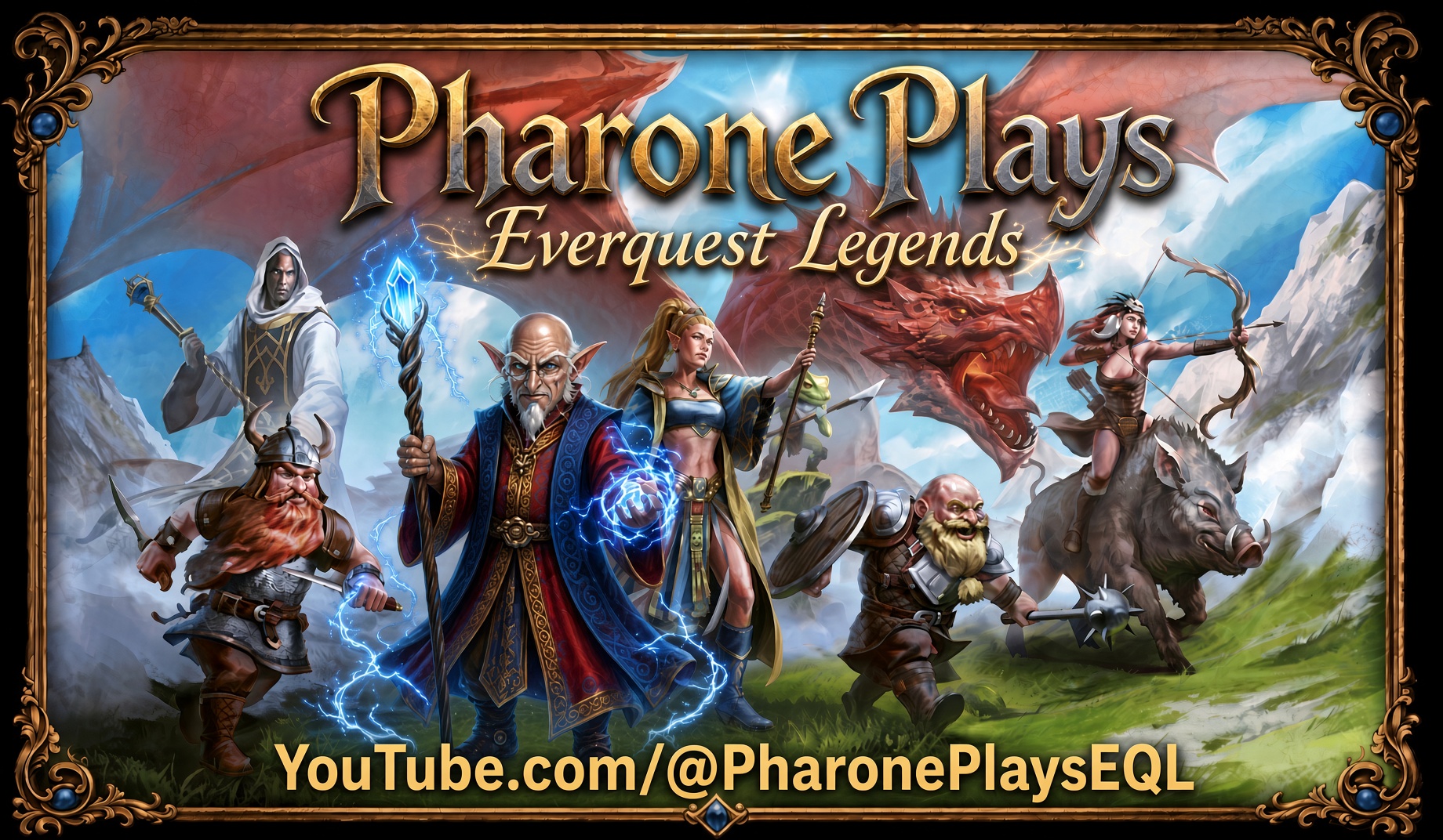 Pharone Plays EverQuest Legends channel art